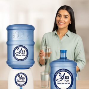 Yes H2O Water Bottle + Refill 19 Ltr